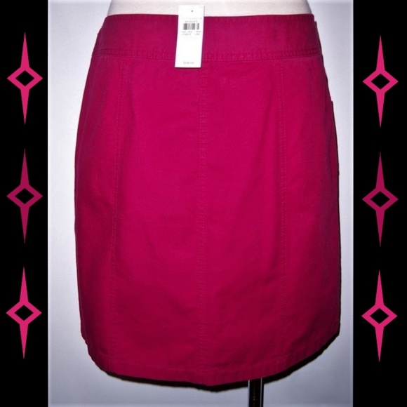 NWT Ann Taylor Beautiful Cranberry Skirt - Picture 5 of 6